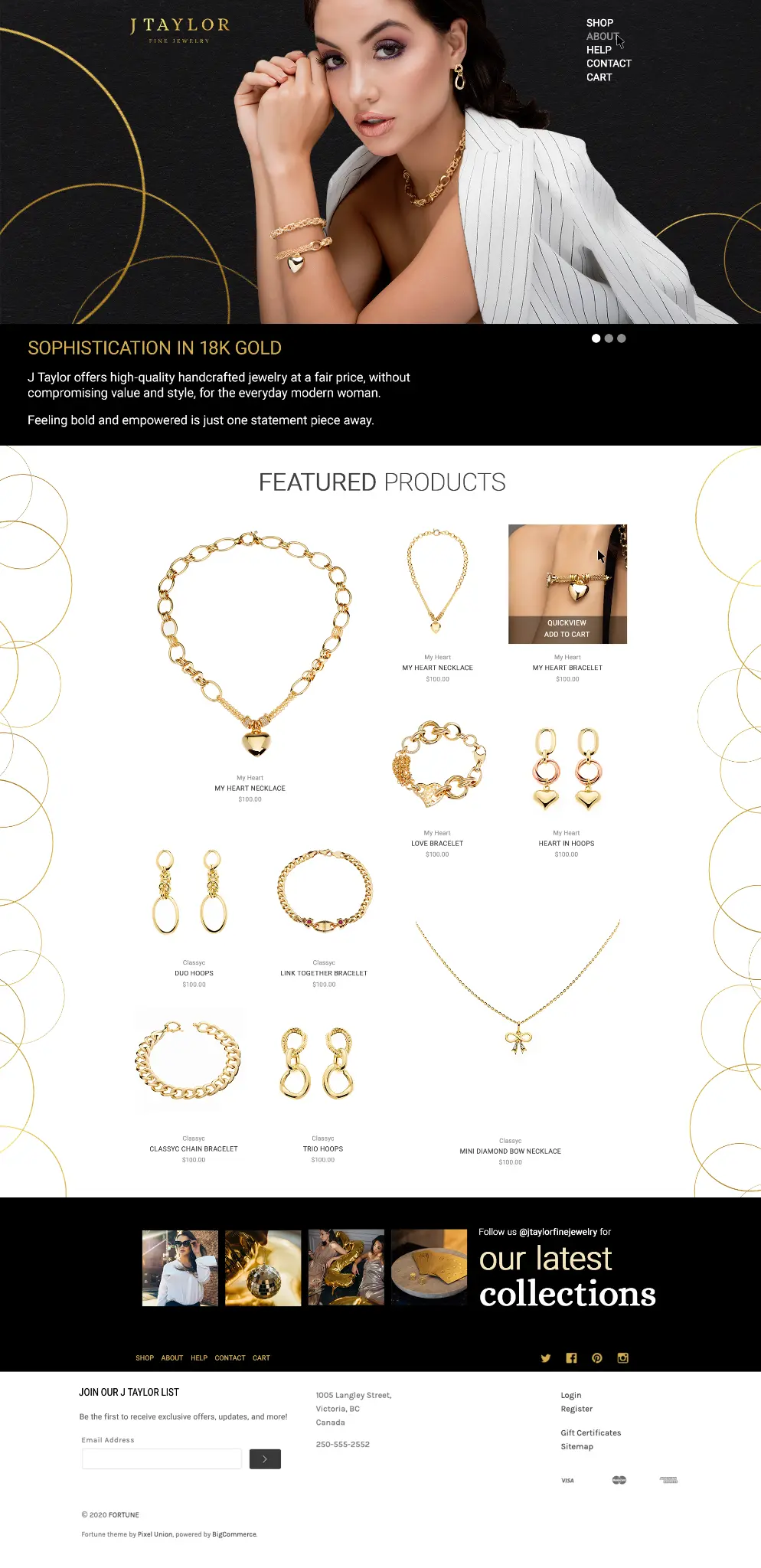 J Taylor Fine Jewelry - Brand & E-Commerce Development